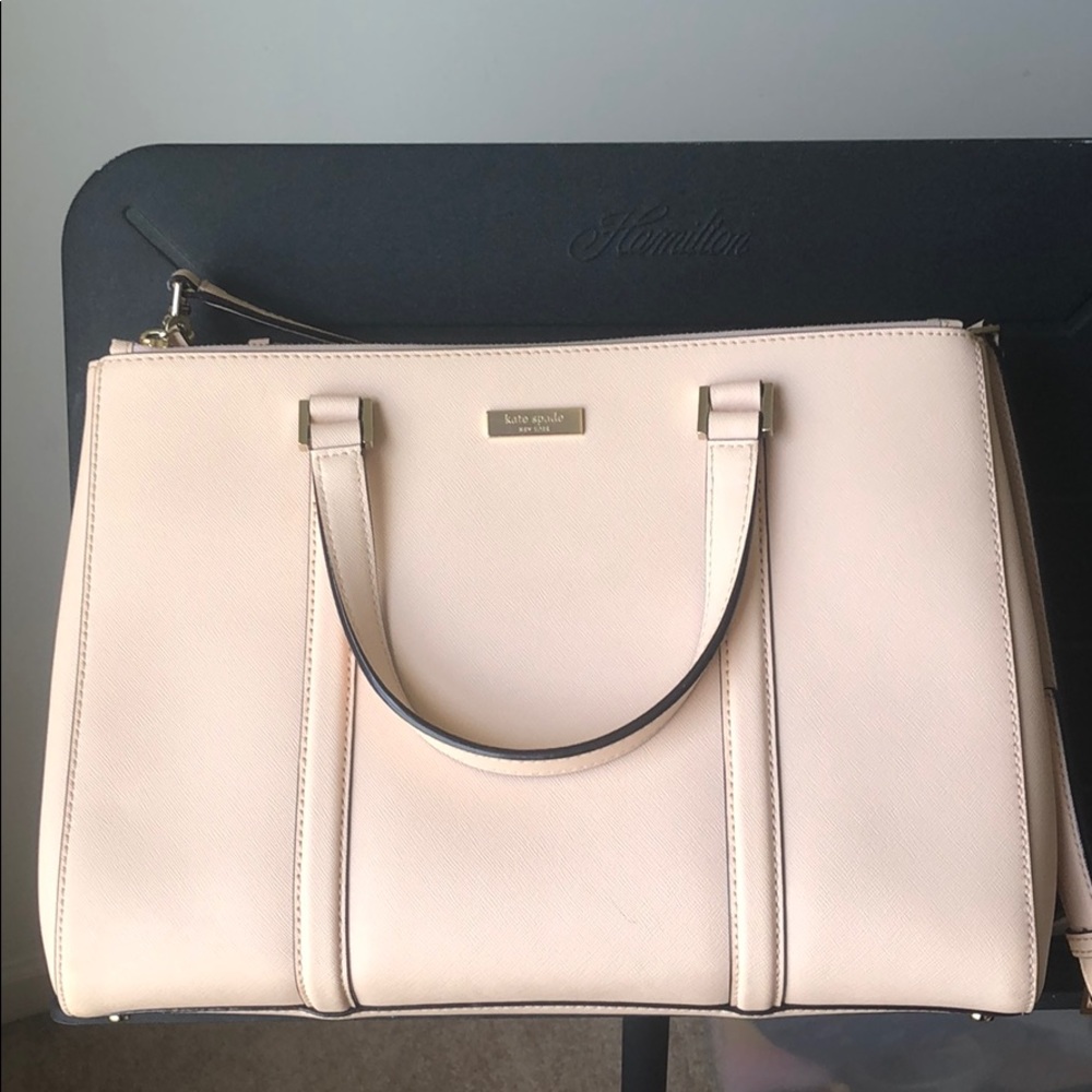 KATE SPADE LARGE HANDBAG - LIGHT PINK